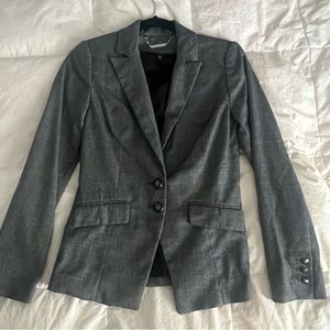 White House Back Market Black and Grey Blazer